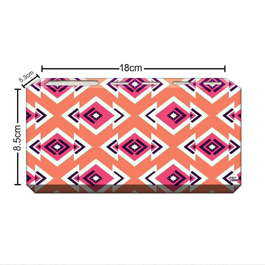 Toothbrush Holder Wall Mounted -Diamond Pattern Pink - Image 3
