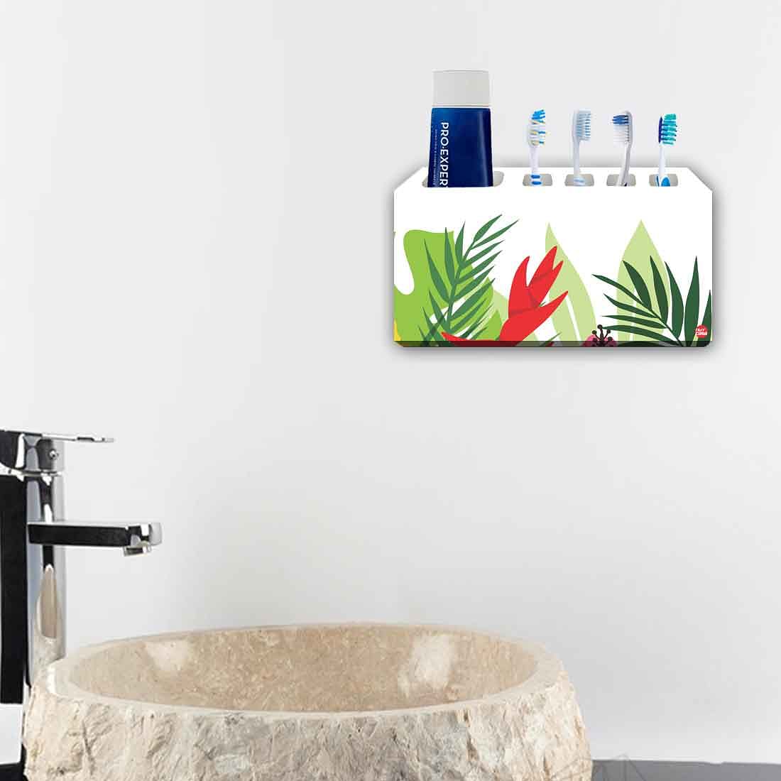 Toothbrush Holder Wall Mounted -Leaves - Image 4