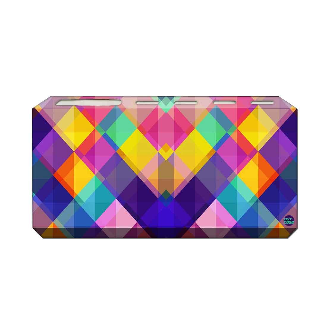 Toothbrush Holder Wall Mounted -Colorful Checkbox - Image 2