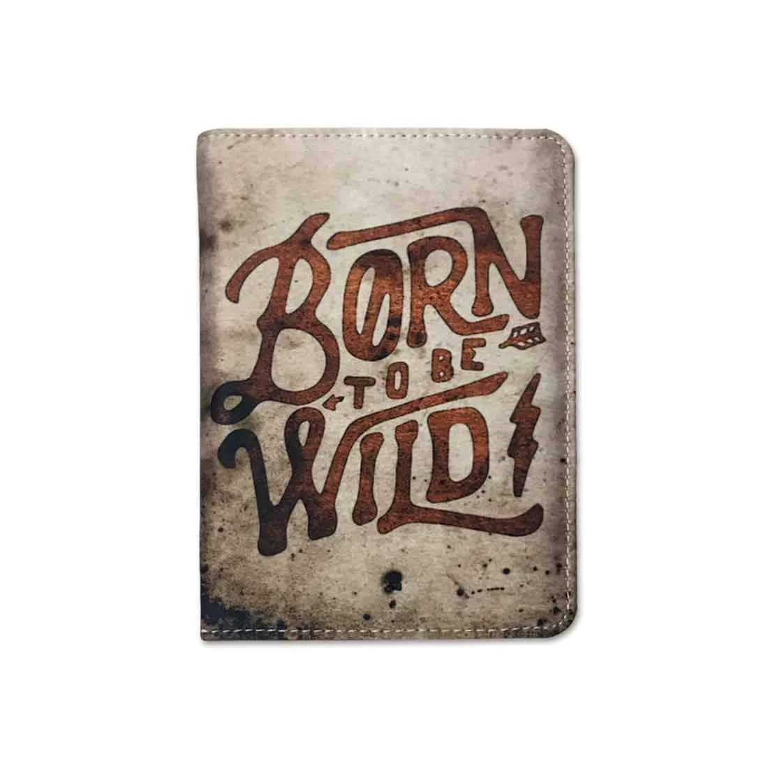 Passport Holder Leather Travel Wallet Organizer - Born To Be Wild - Image 2