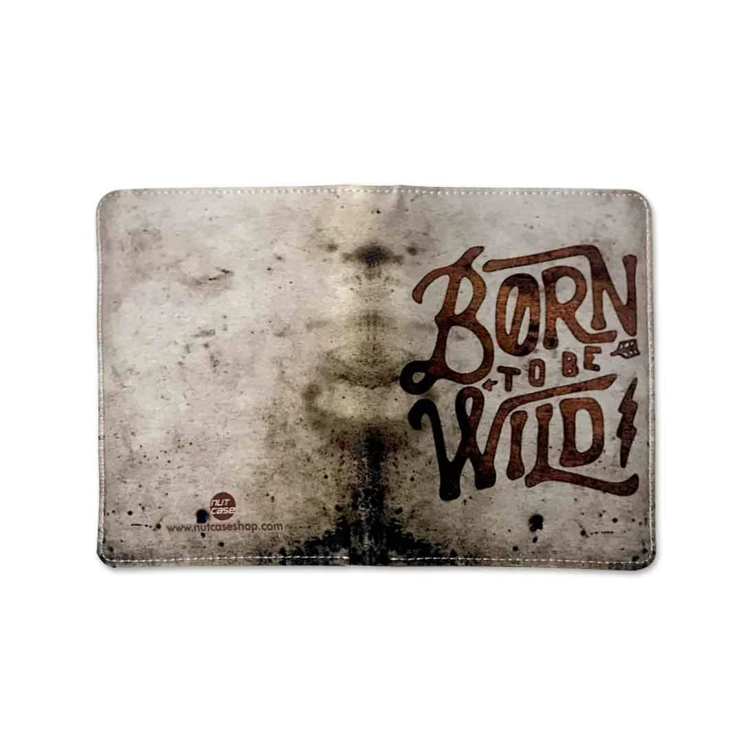 Passport Holder Leather Travel Wallet Organizer - Born To Be Wild - Image 3