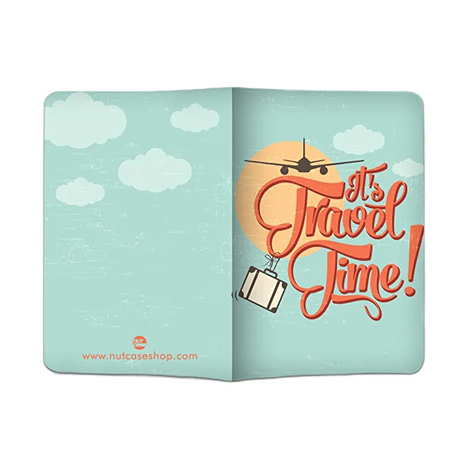 Designer Passport Cover - It's Travel Time - Image 2