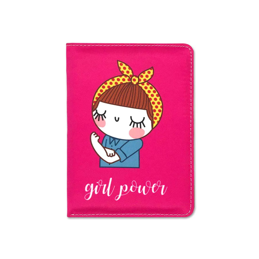 Feminist  Passport Cover WalletTravel Organizer  - Girl Power - Image 3