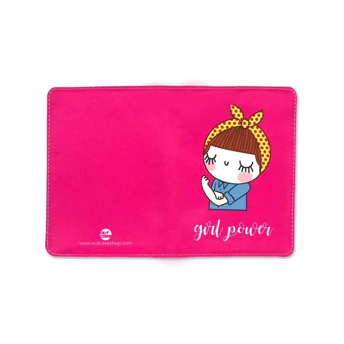 Feminist  Passport Cover WalletTravel Organizer  - Girl Power - Image 4