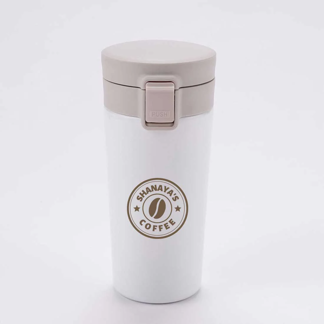 Customized Travel Coffee Mug Insulated for Travelling (380 ML) - Coffee - Image 8