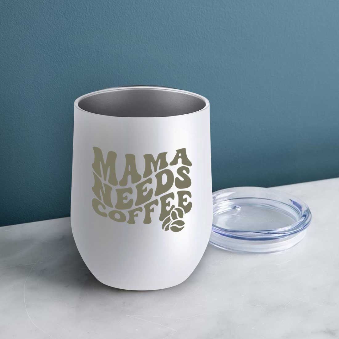 Mothers Day Gifts Designer Travel Coffee Mug With Lid Gift for Mom  - Mama Needs Coffee - Image 15