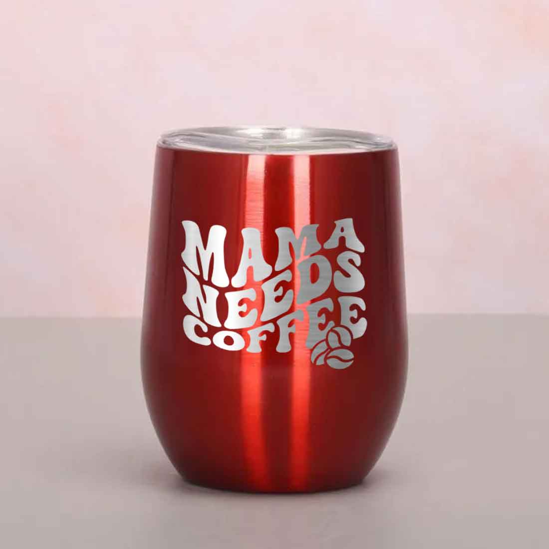 Mothers Day Gifts Designer Travel Coffee Mug With Lid Gift for Mom  - Mama Needs Coffee - Image 4