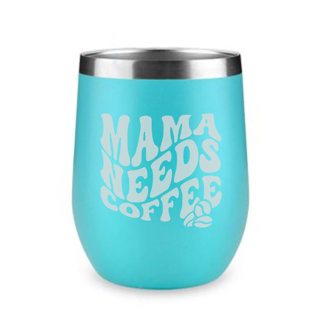 Mothers Day Gifts Designer Travel Coffee Mug With Lid Gift for Mom  - Mama Needs Coffee - Image 9