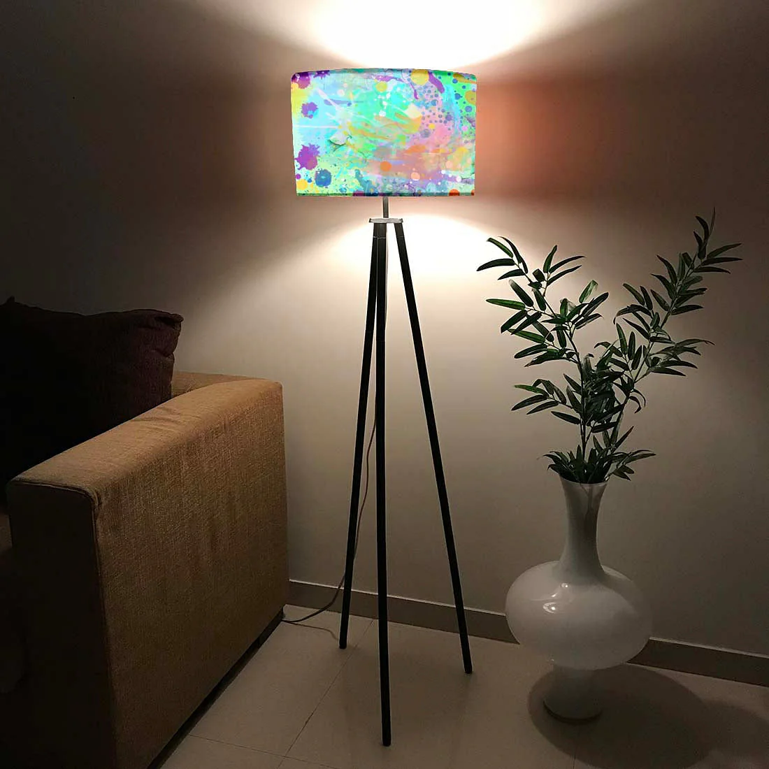 Tripod Floor Lamp Standing Light for Bedroom - Image 2