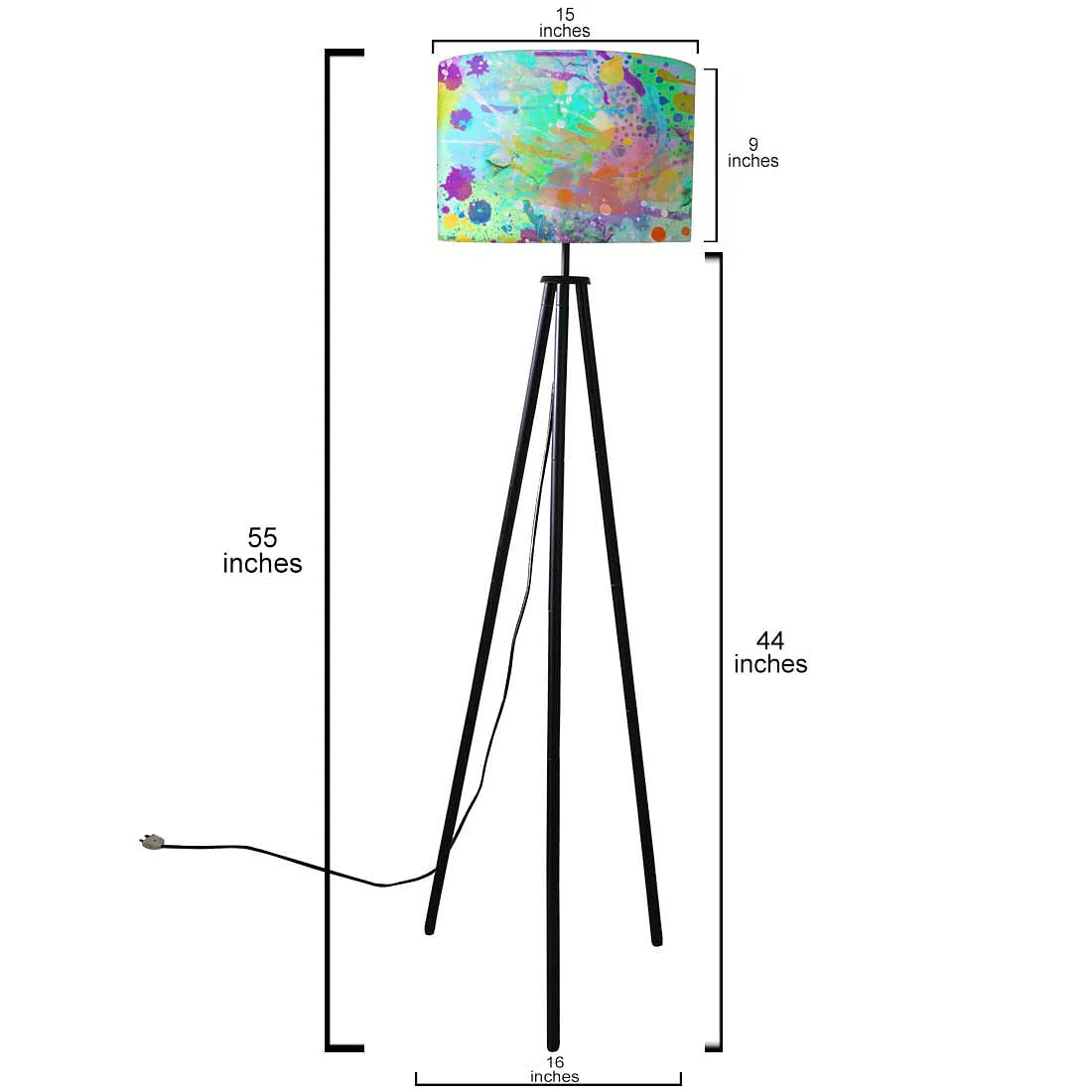 Tripod Floor Lamp Standing Light for Bedroom - Image 5