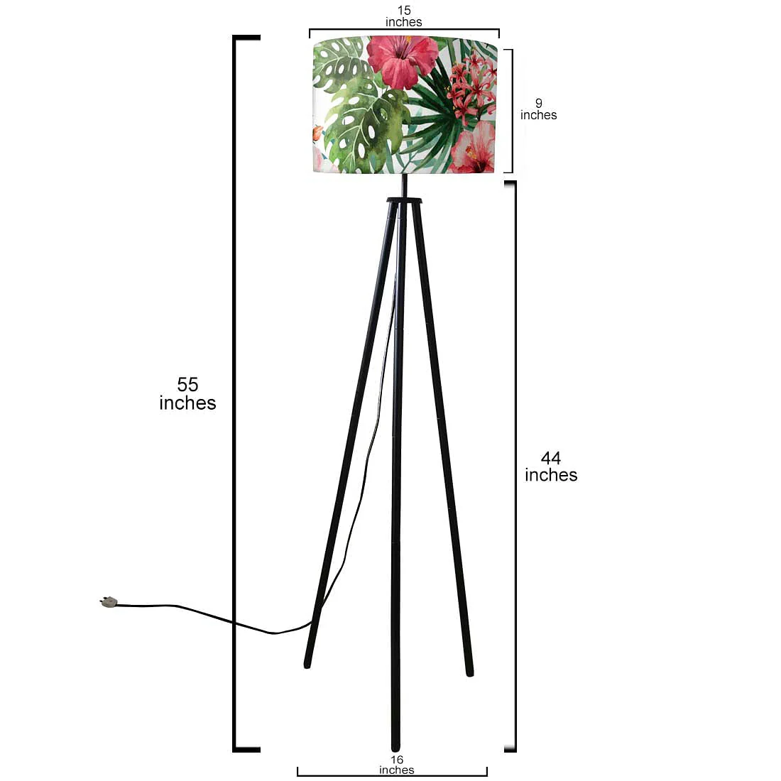 Tripod Floor Lamp Standing Light for Bedroom - Image 5