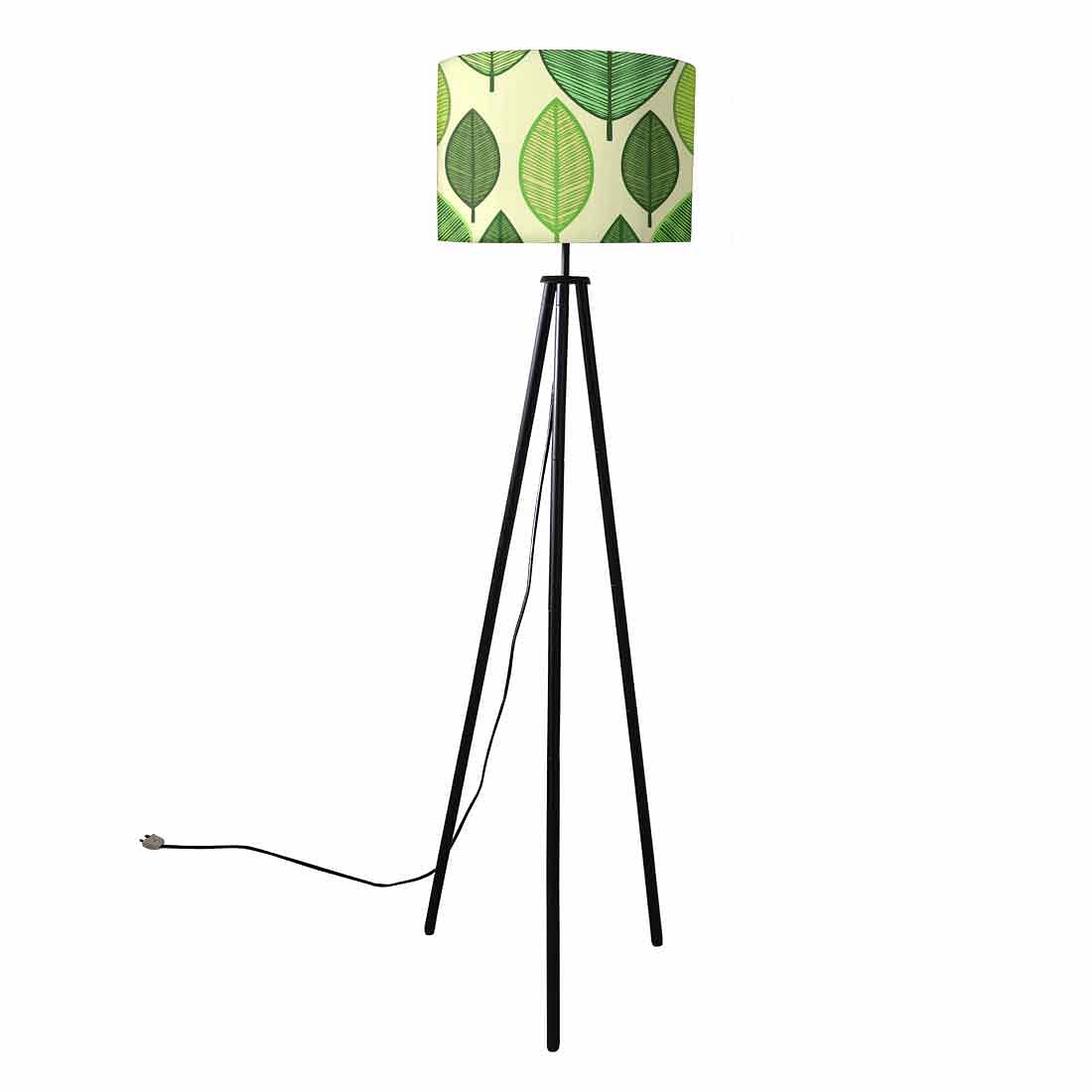 Tripod Standing Floor Lamp for Living Room - Single Leaf - Image 4