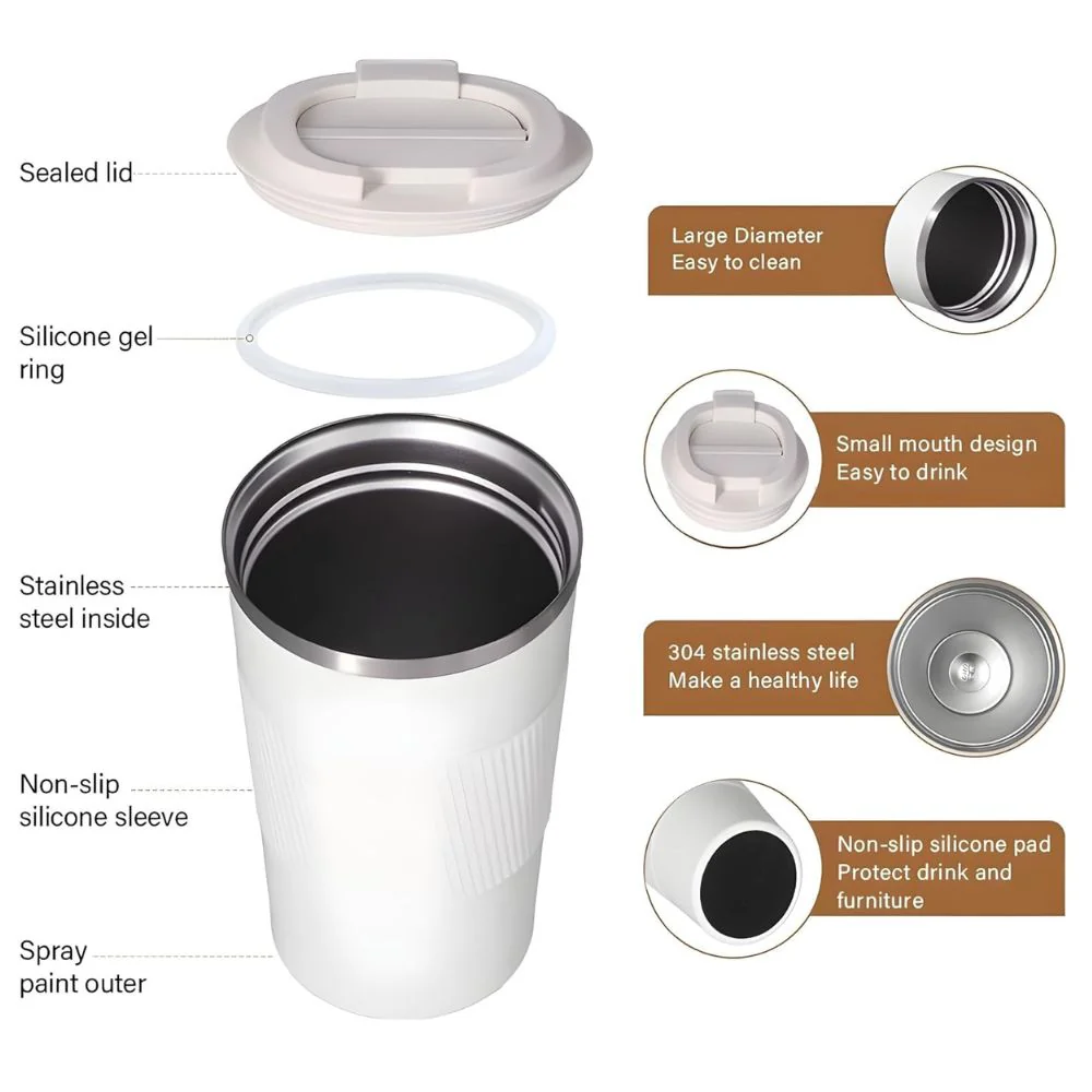 Tumbler with Name for Coffee, Tea 500ml - Image 4