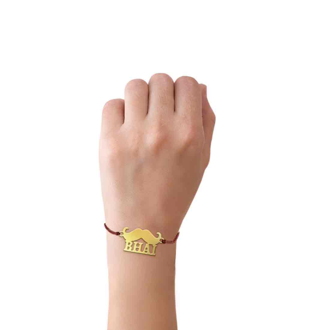 Unique Rakhis For Raksha Bandhan Stylish Acrylic Rakhi - BHAI - Image 3
