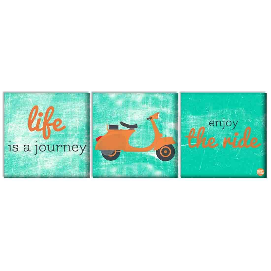 Wall Art Decor Panel For Home - Life is A Journey