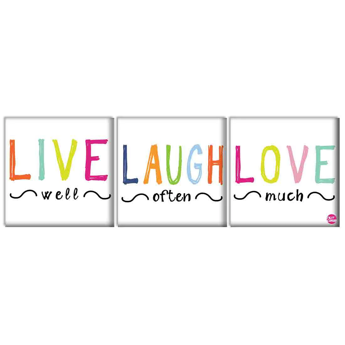Wall Art Decor Hanging Panels Set Of 3 -well often much