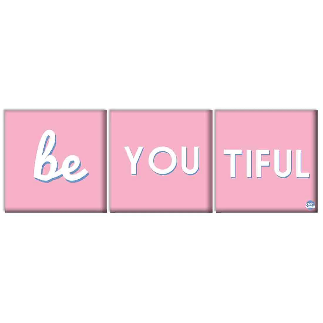 Designer Modern Wall Art Online Set Of 3 -be you tiful
