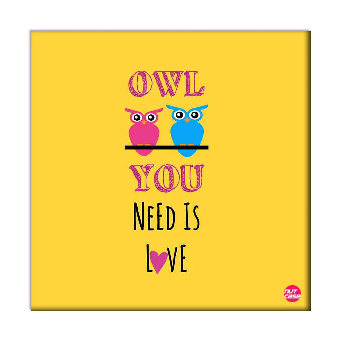 Wall Art Decor Panel For Home - Owl Need Is Love - Image 2