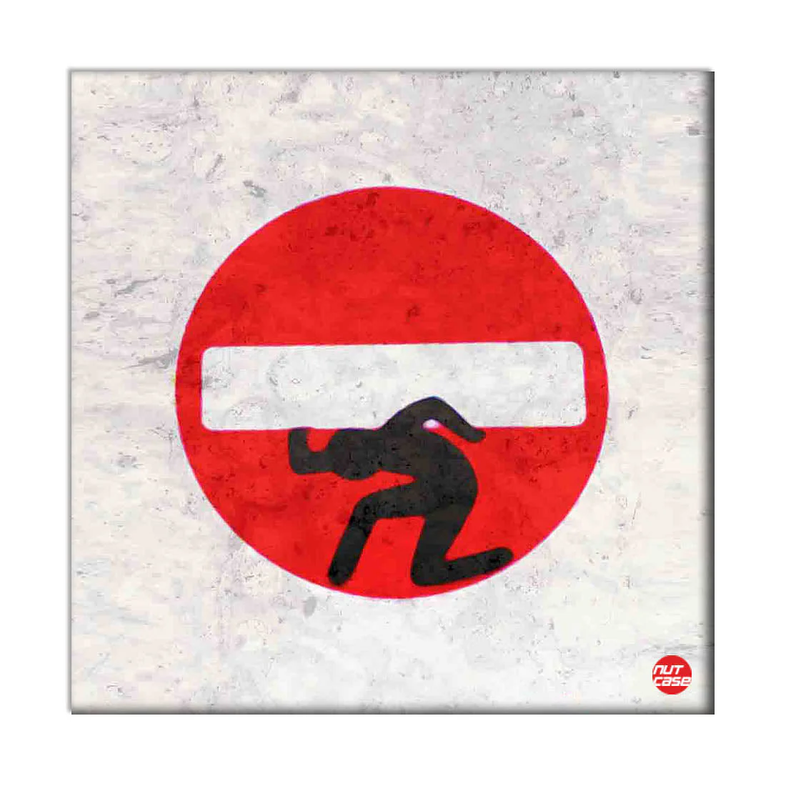 Wall Art Decor Panel For Home - No Entry