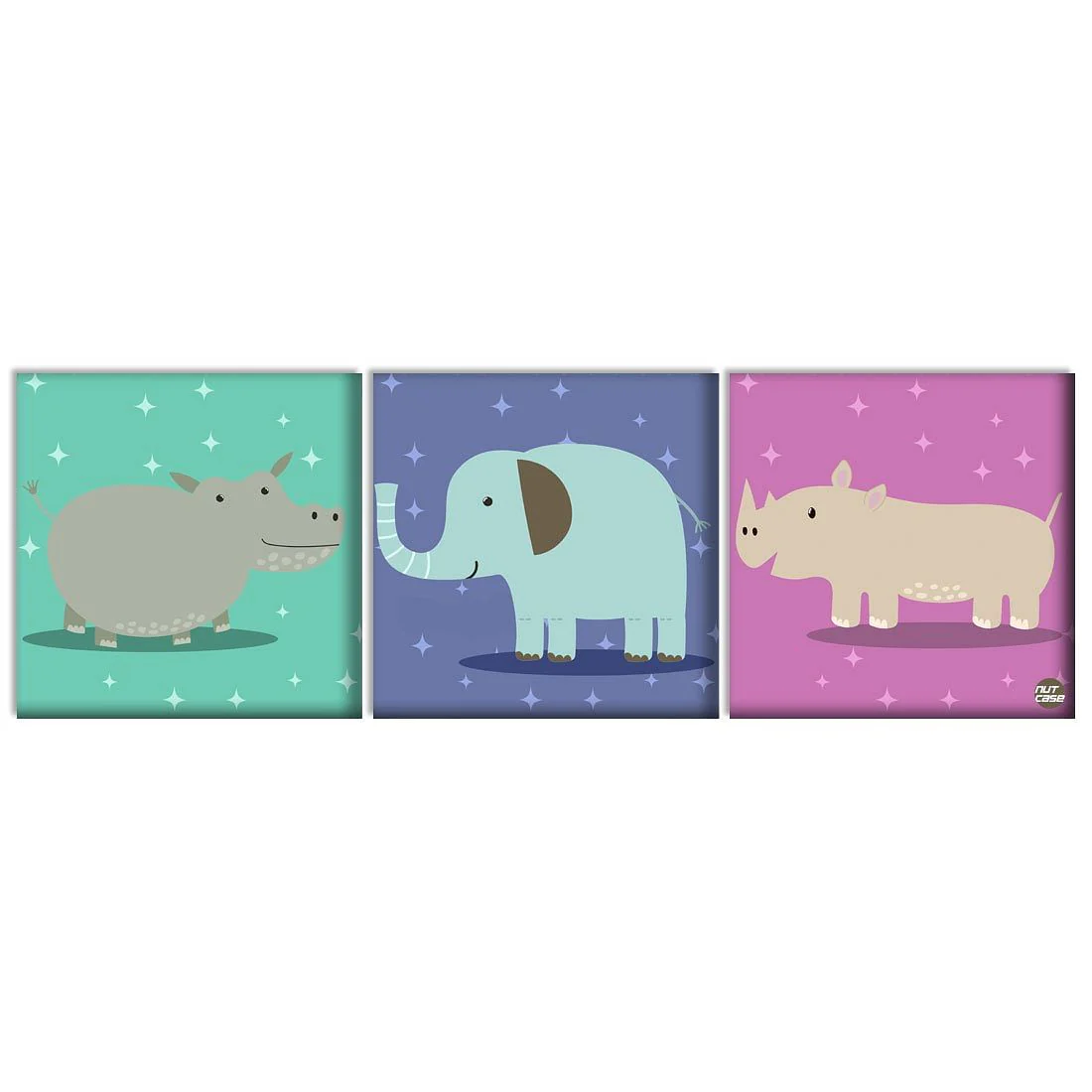 Wall Art Decor Panel For Home - Sweet Animals