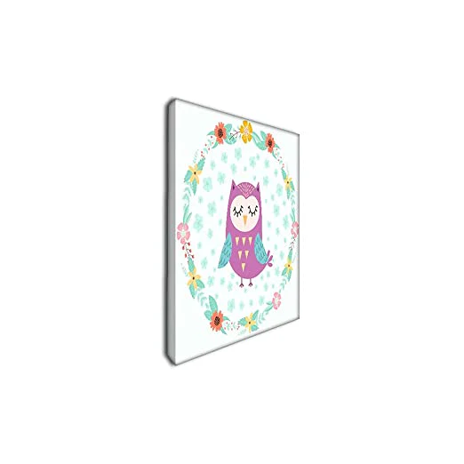 Wall Art Decor Hanging Panels Set Of 3 -Cute Owl - Image 3