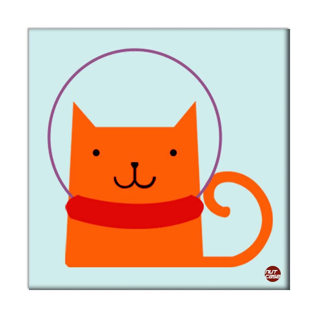 Wall Art Decor Hanging Panels - Cute Cat Skipping - Image 2