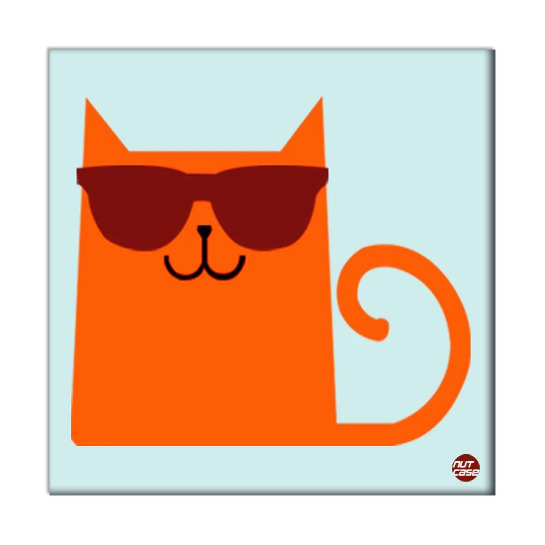 Wall Art Decor Hanging Panels - Cat Hipster