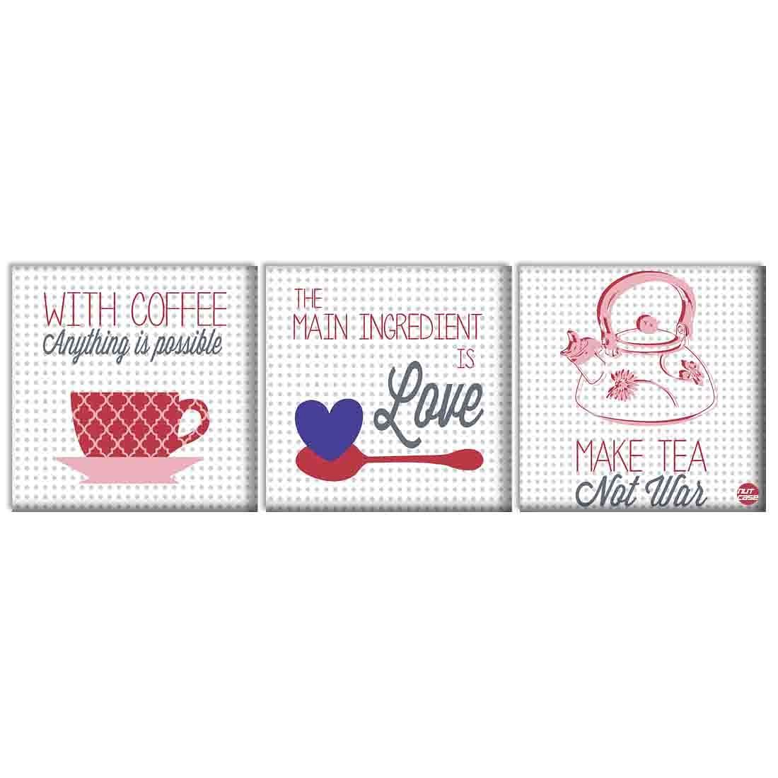 Wall Art Decor Panel For Home - Coffee