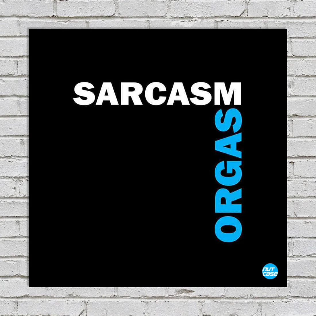 Wall Art Decor Panel For Home - Sarcasm Black - Image 2
