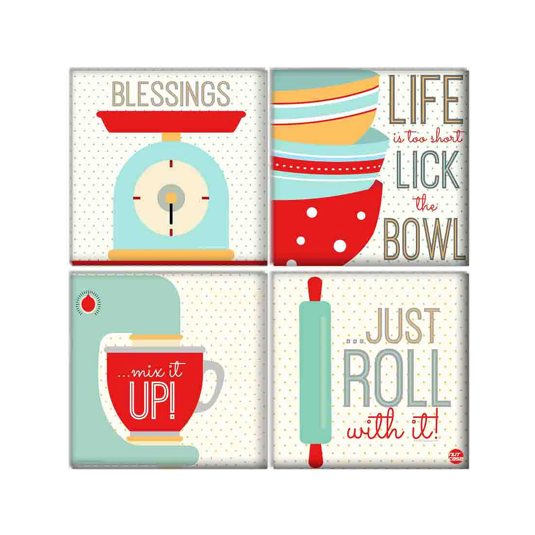 Wall Art Decor For Home Set Of 4 -Blessings - Image 2