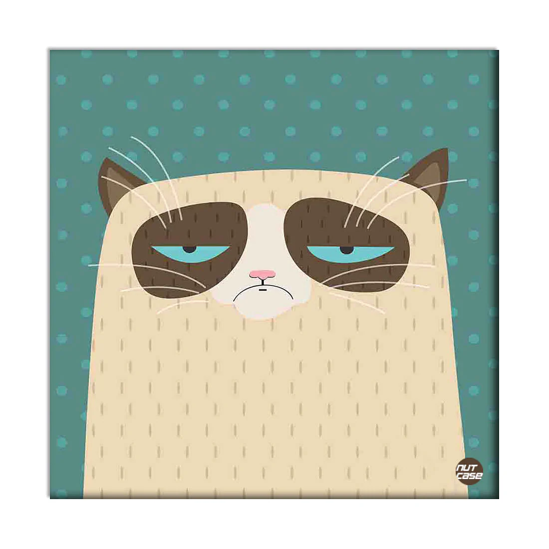Wall Art Decor Panel For Home - Grummpy Cat
