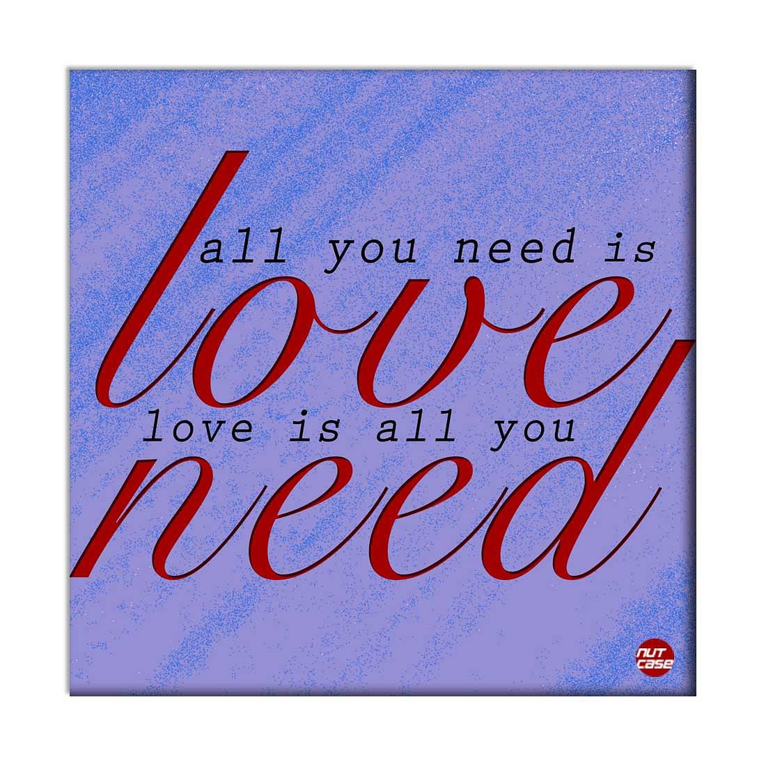 Wall Art Decor Panel For Home - All You Need Love - Image 2