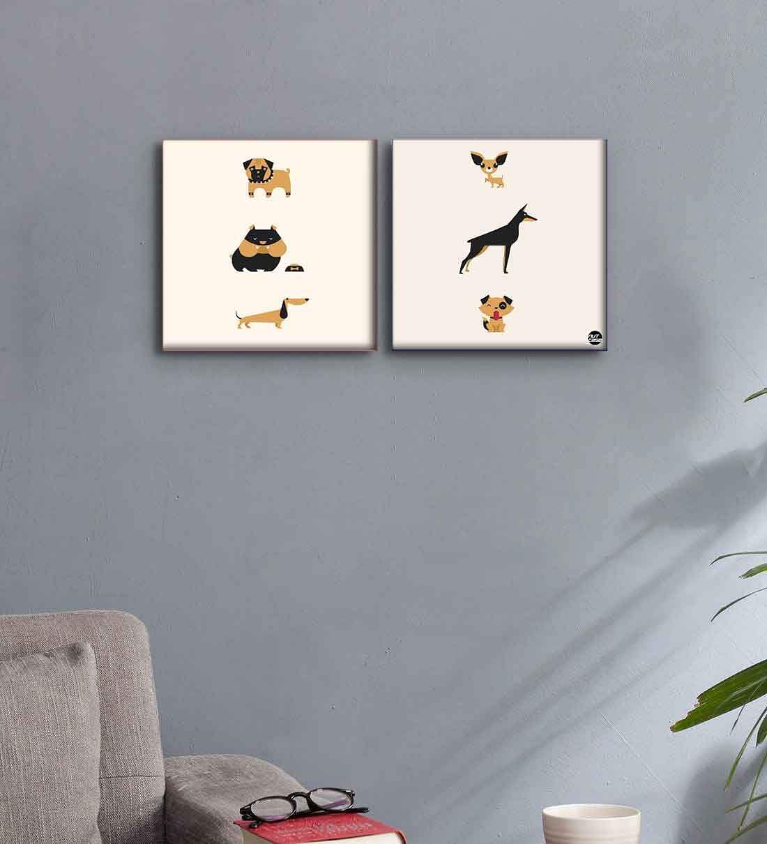 Wall Art Decor Panel For Home - Small Dogs - Image 2