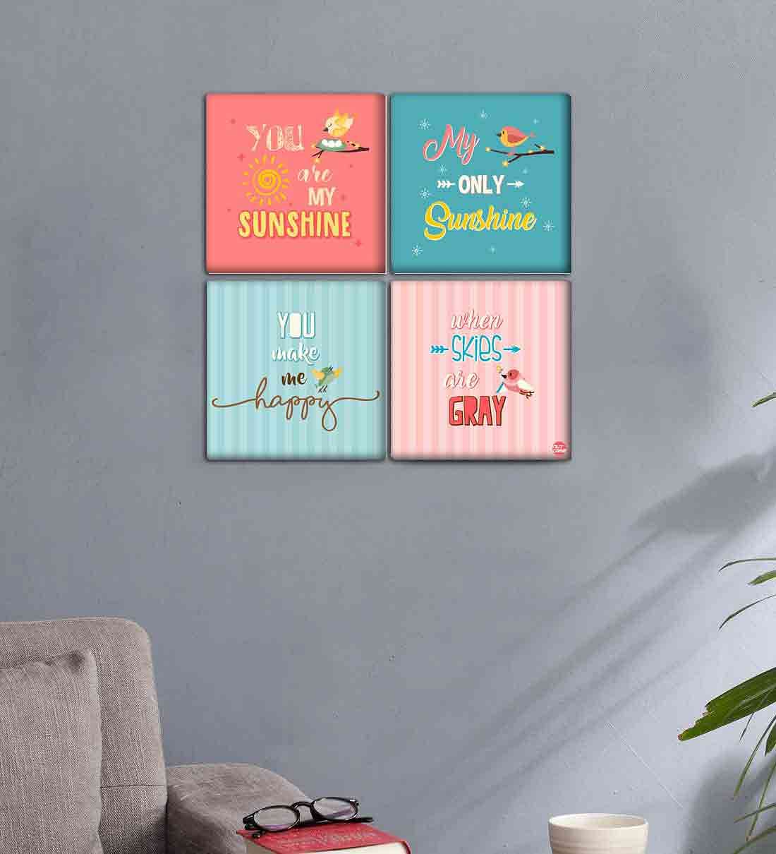 Wall Art Decor Panel For Home - You are My Sunshine - Image 2