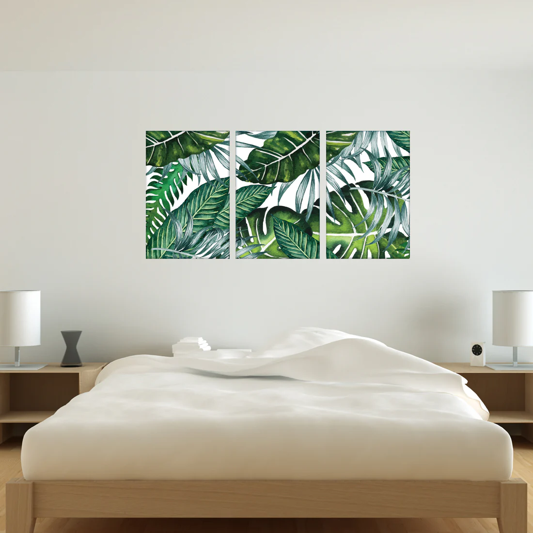 Wall Art Decor Hanging Panels Set Of 3 for Home Office - Monstera leaf - Image 14