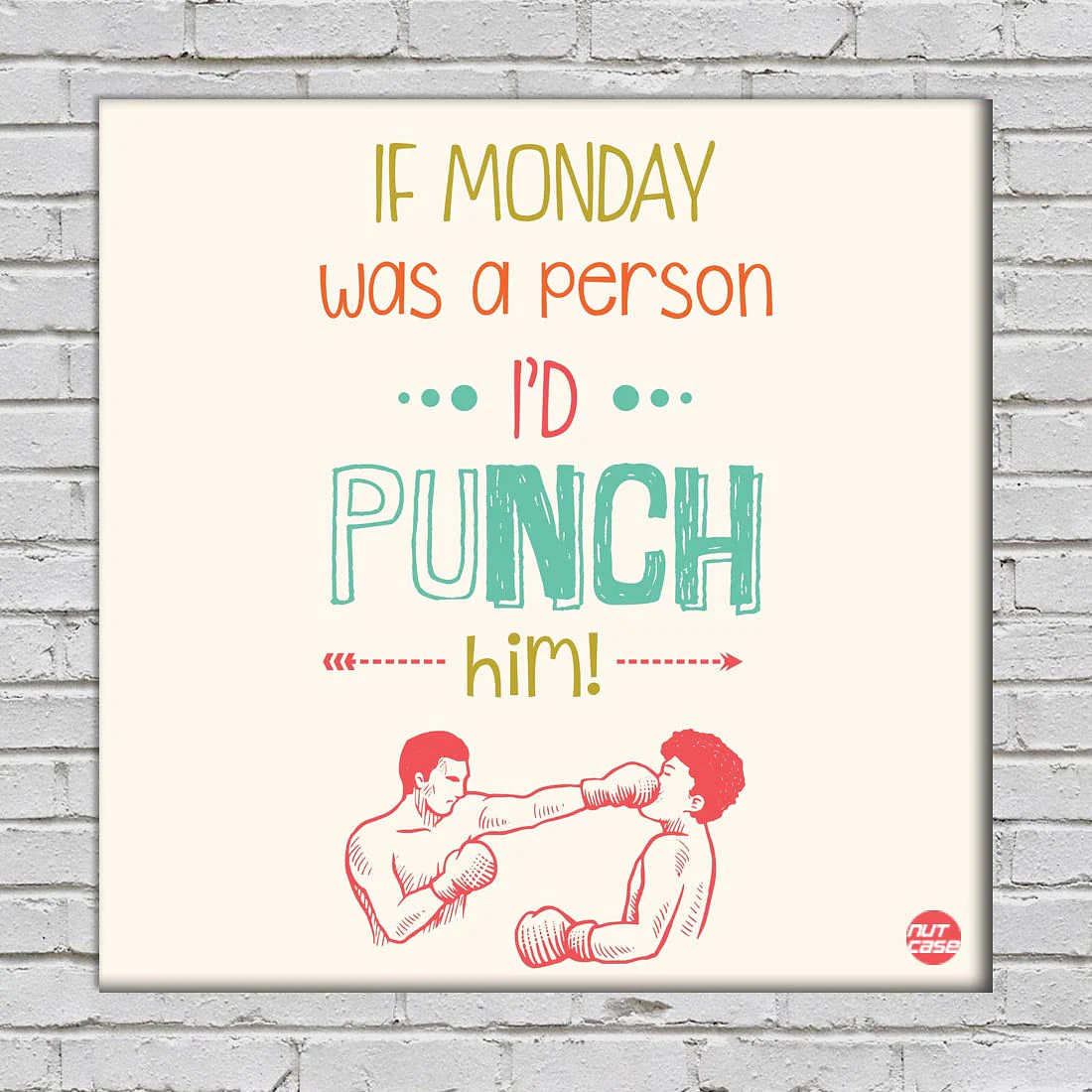 Wall Art Decor Panel For Home - Monday Blues