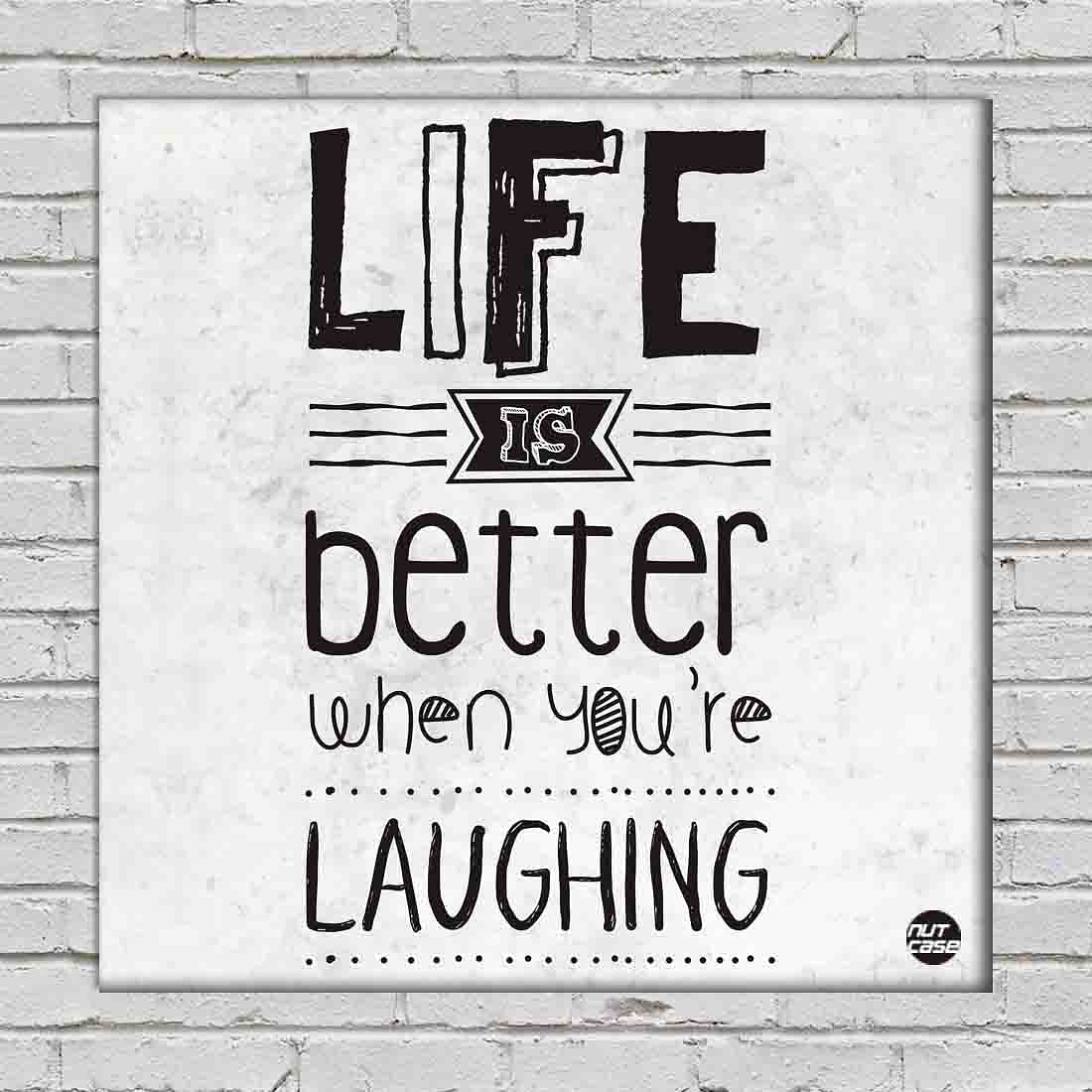 Wall Art Decor Panel For Home - Laughing - Image 2