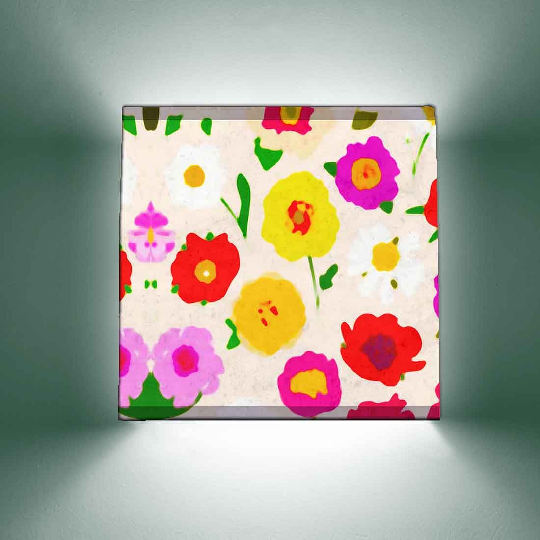 Floral Designer Wall Lamp - Watercolor Flower