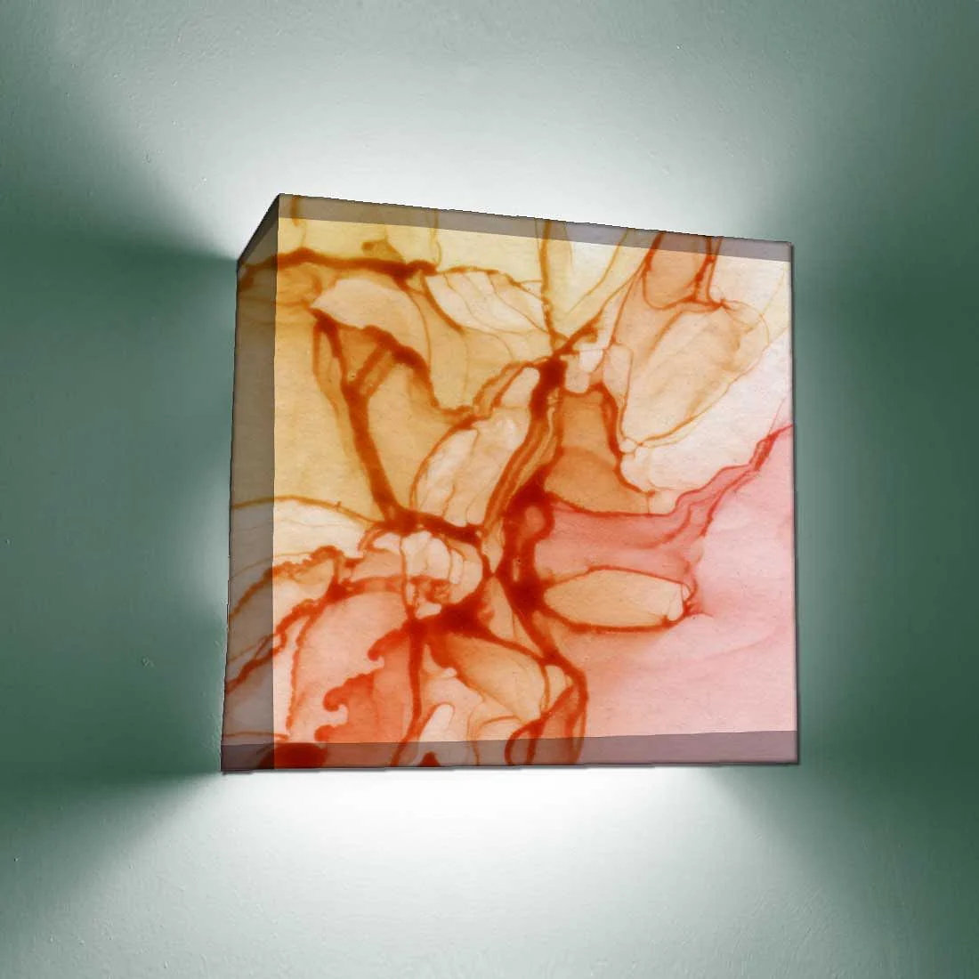 Bedside Square Wall Lamp - Watercolor - Image 2