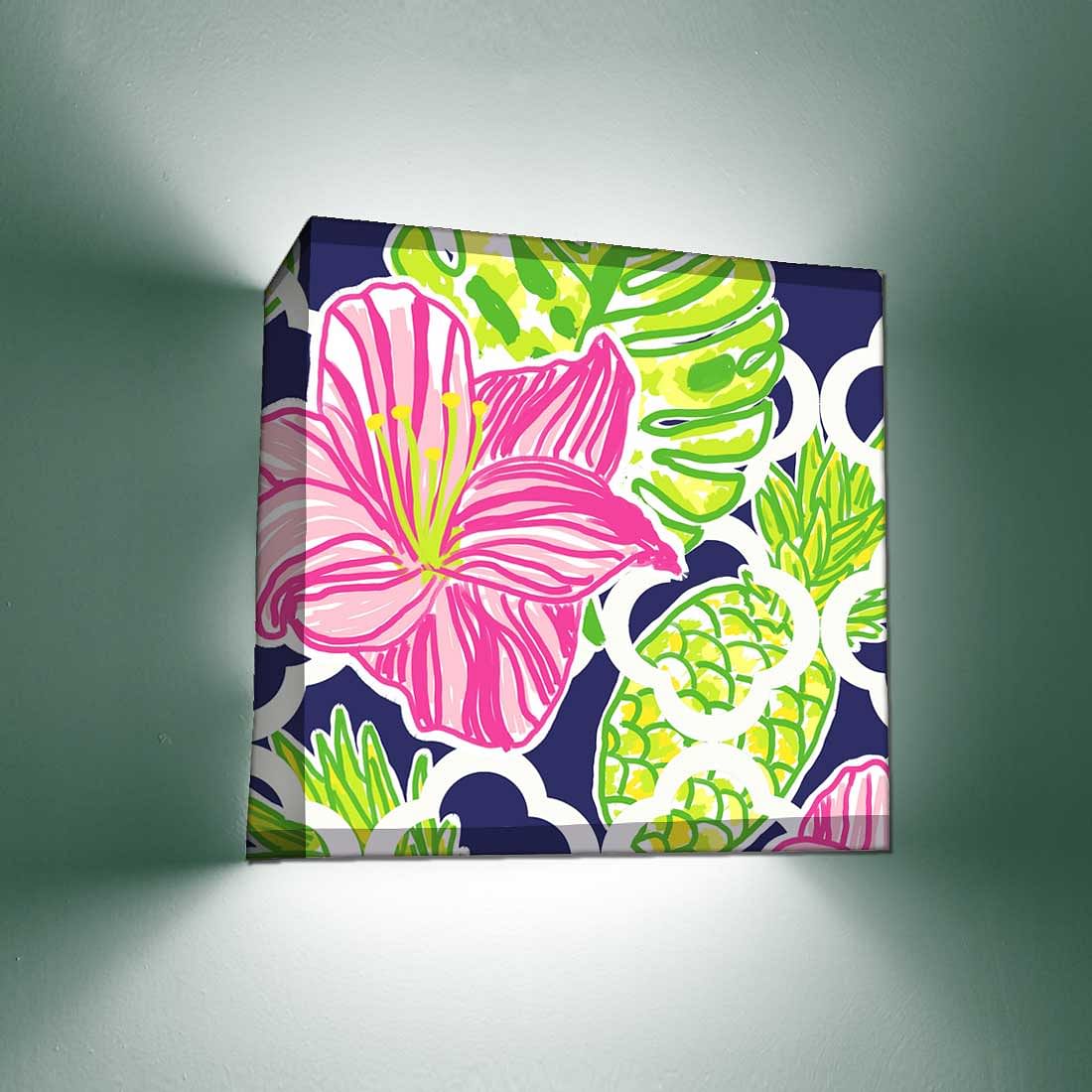 Modern Indoor Wall Lamp Night Light - Hibiscus - Image 2