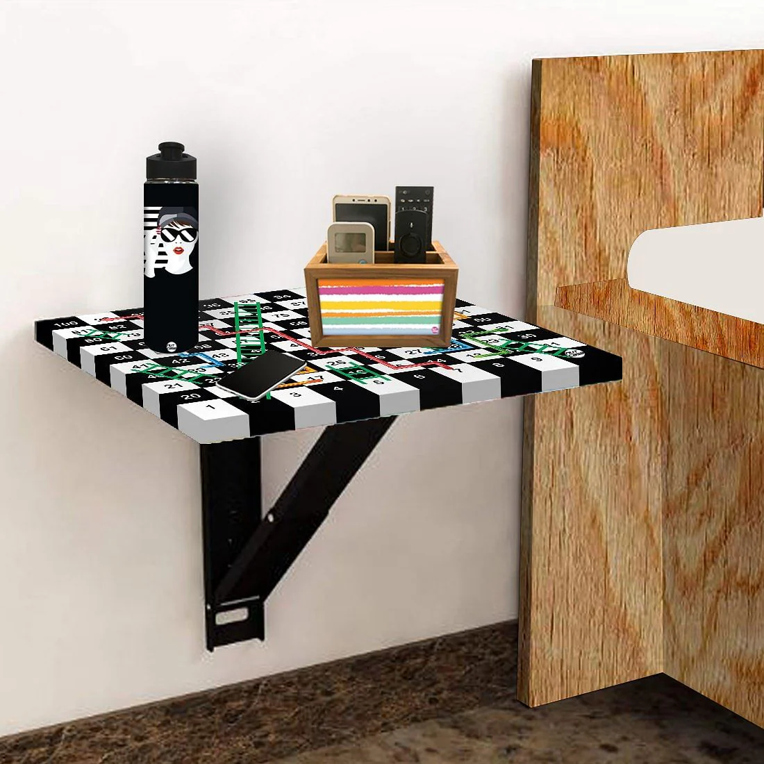 Bedside Table Foldable - Snake Ladder - Image 5
