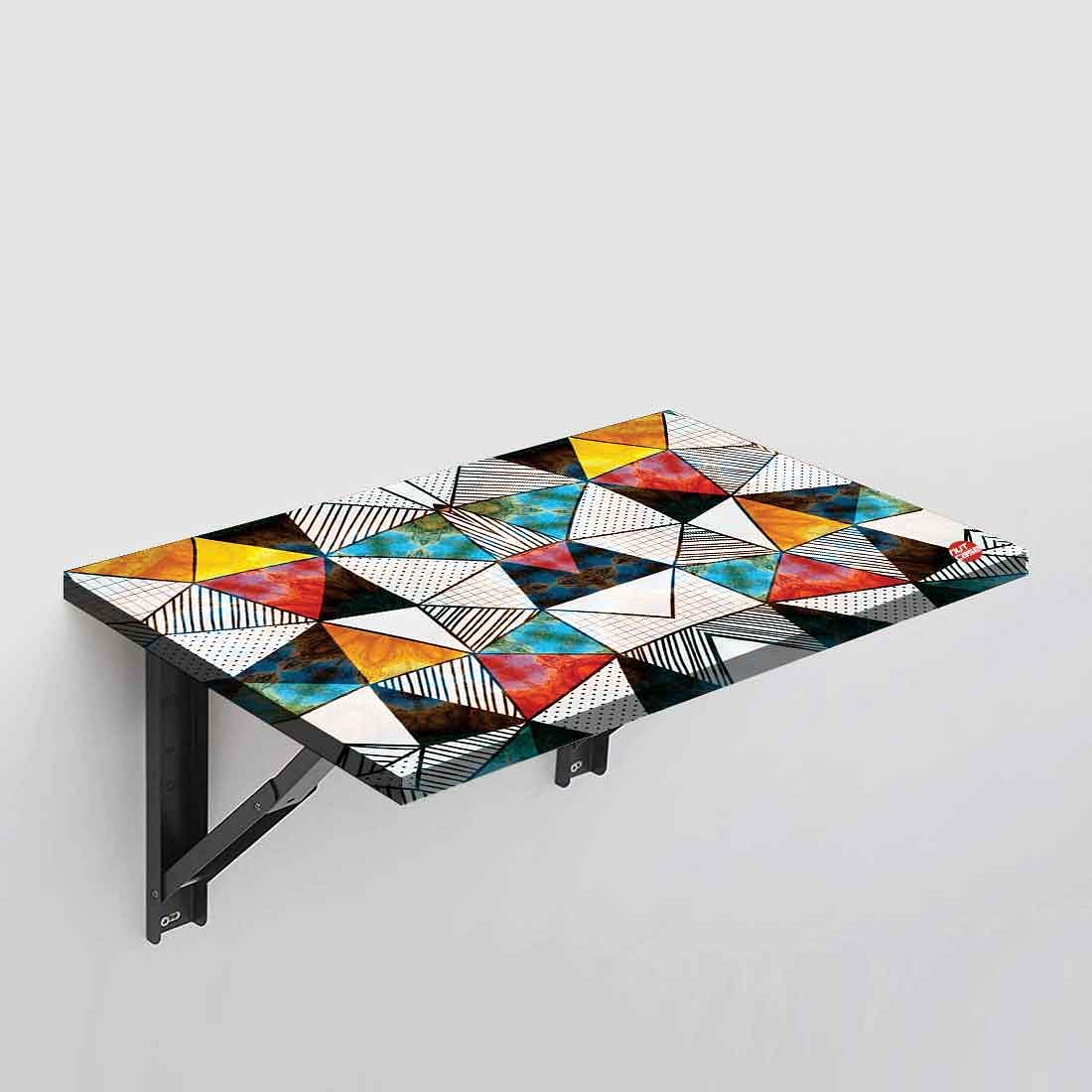 Wall Mounted Study Table for Work From Home - Stone  Chips - Image 2
