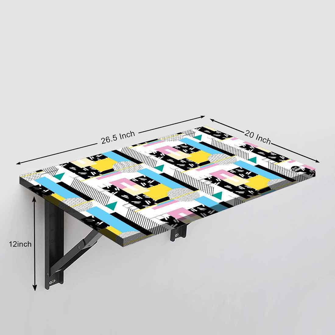 Wall Mounted Study Table Desk - Abstract - Image 4