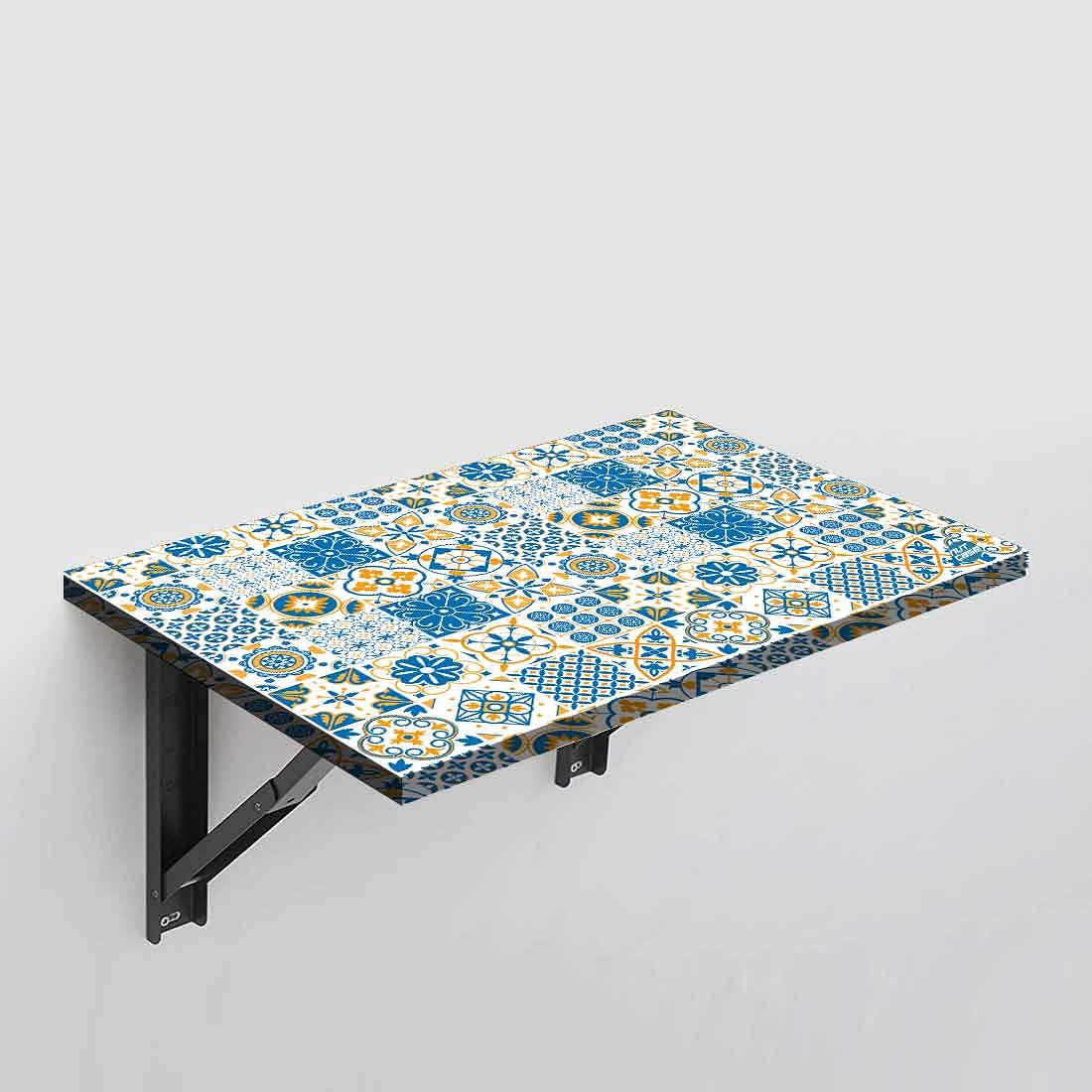 Wall Mounted Table for WFH - Moroccan Design