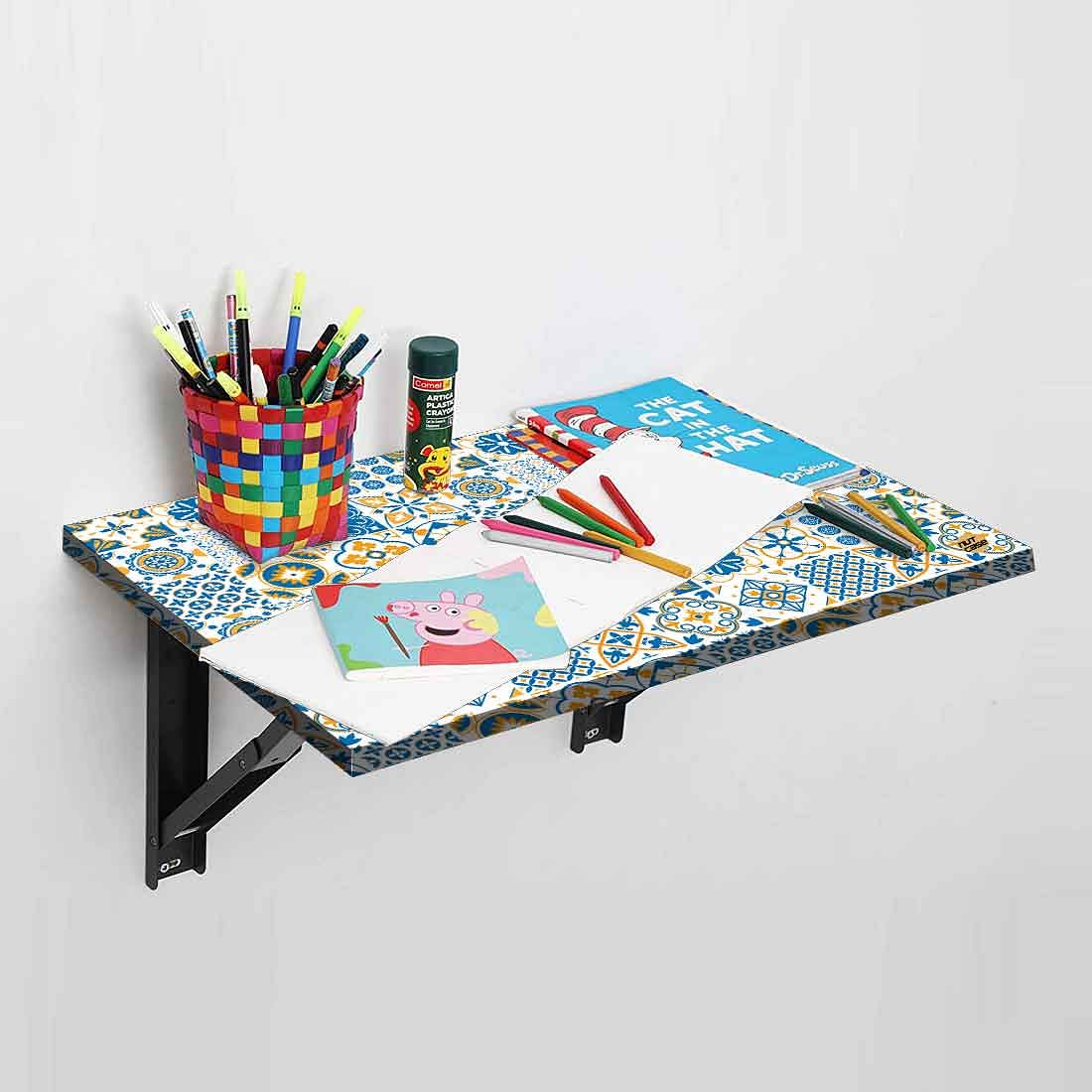 Wall Mounted Table for WFH - Moroccan Design - Image 3