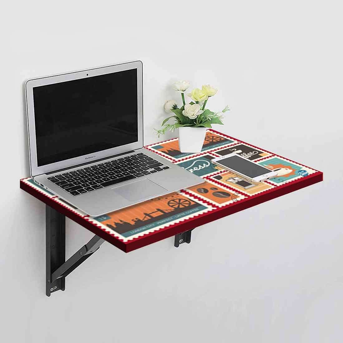 Nutcase Wall Mount Study Table - American Diner - Image 2