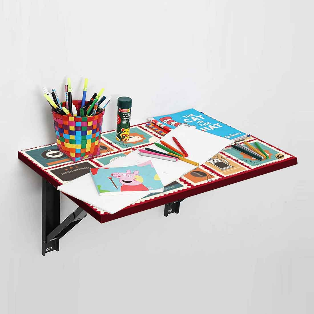 Nutcase Wall Mount Study Table - American Diner - Image 3