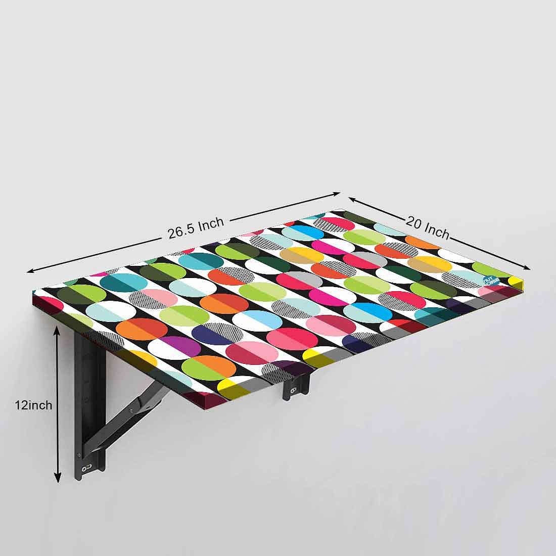 Foldable Study Table Wall Mounted -  Retro  Design - Image 4
