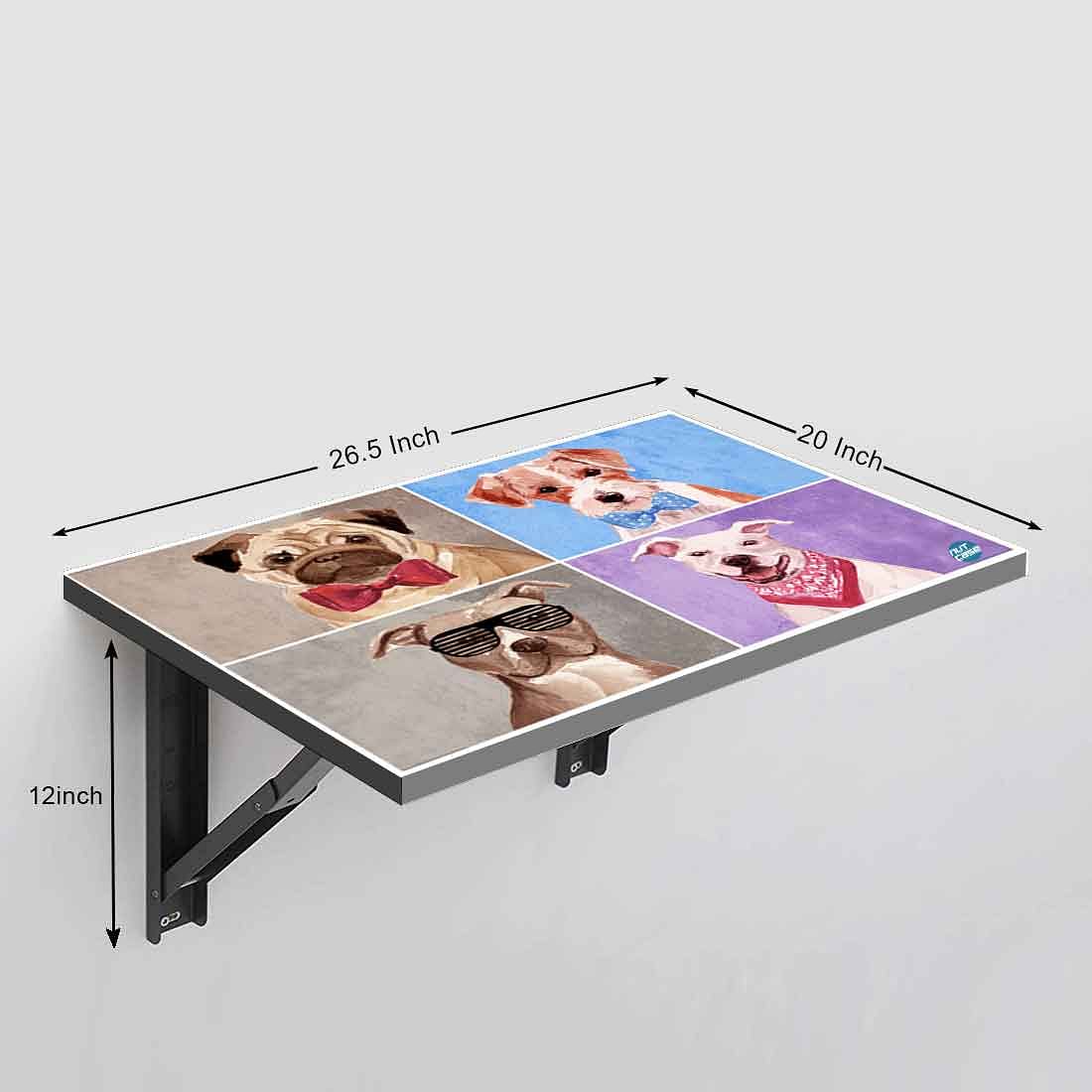 Wall Hanging Study Table -  Sweet Dogs - Image 4