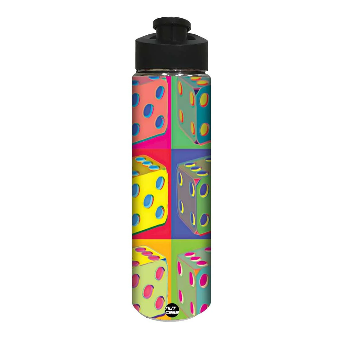 Stainless Steel Water Bottle - Ludo Dice